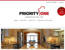 Tablet Screenshot of priorityoneinc.com